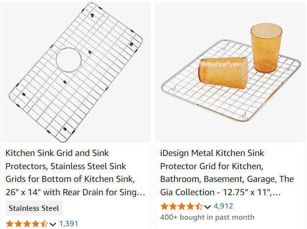 Enhance Your Kitchen with a Stainless Steel Sink Grid